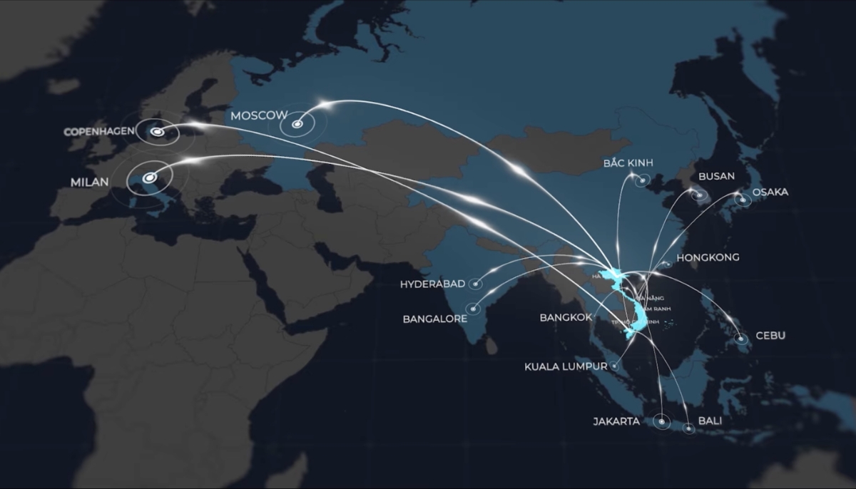 Năm 2025, Vietnam Airlines đã khôi phục và mở mới tới 14 đường bay quốc tế, đây là con số kỷ lục về số đường bay mới trong một năm.