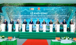 Hải Phòng khởi công dự án Khu công nghiệp sân bay Tiên Lãng