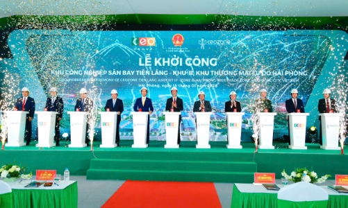 Hải Phòng khởi công dự án Khu công nghiệp sân bay Tiên Lãng