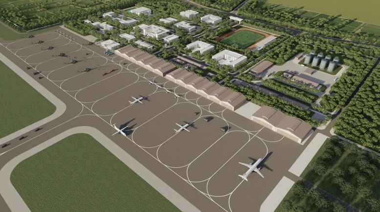 Sân bay Gia Bình dự kiến đi vào hoạt động trong năm 2026. Ảnh: Vingroup.