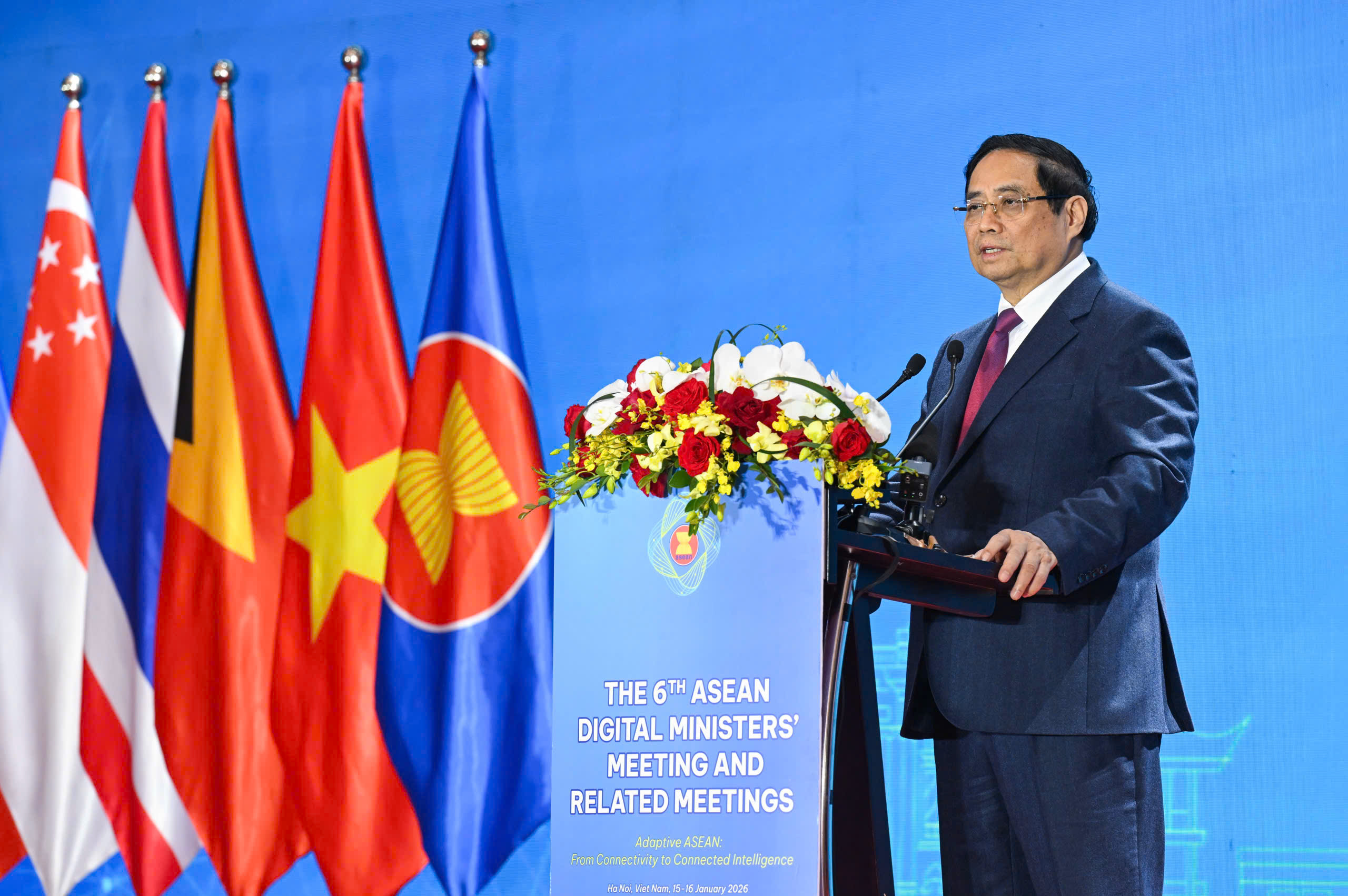 Thủ tướng Phạm Minh Chính: Trong kỷ nguyên số, sự phát triển bền vững của Việt Nam càng gắn kết mật thiết với sự ổn định, hòa bình, hợp tác, phát triển và thịnh vượng của Cộng đồng ASEAN.