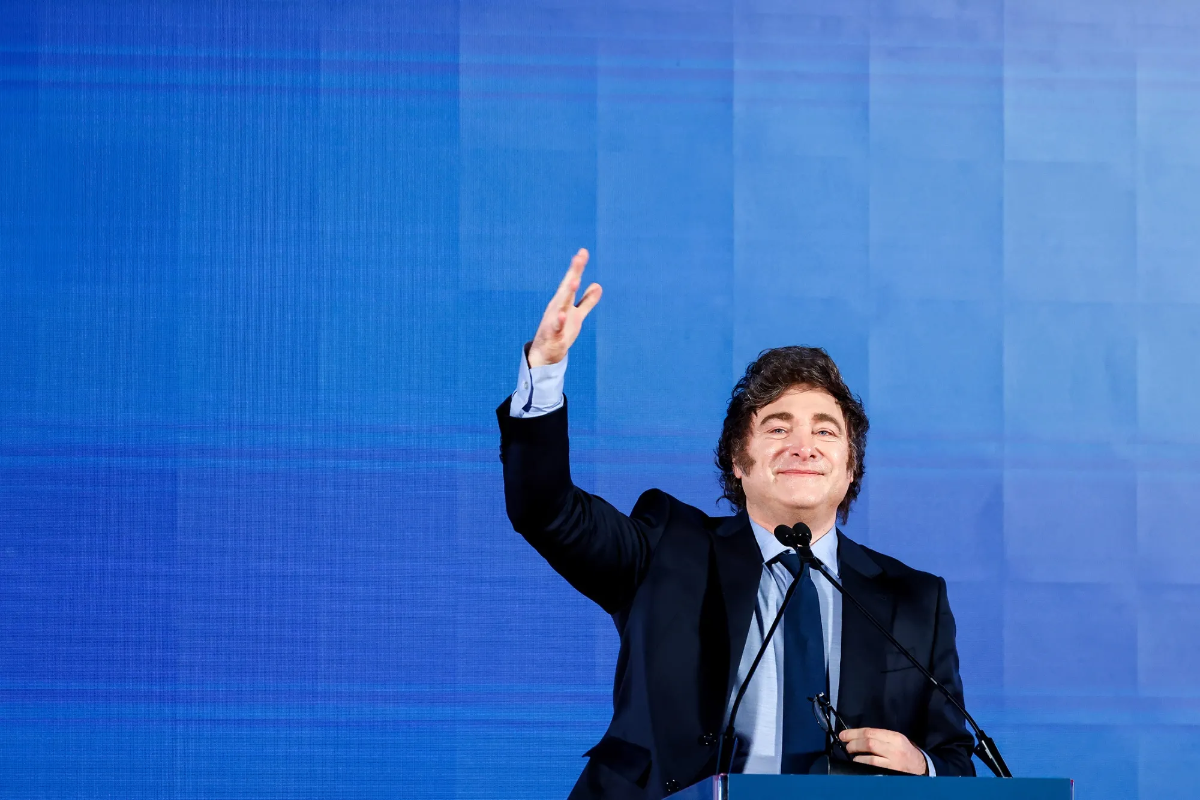 Tổng thống Javier Milei của Argentina - Ảnh: Bloomberg.