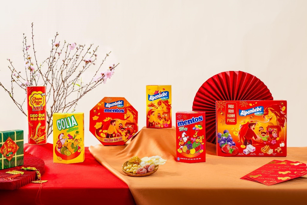 Bộ sưu tập Tết Bính Ngọ 2026 của Perfetti Van Melle hiện đã có mặt tại hệ thống cửa hàng, tạp hóa, siêu thị và các kênh phân phối trên toàn quốc.