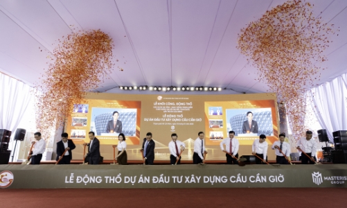 Chính thức khởi công cầu Cần Giờ, tạo đòn bẩy thúc đẩy phát triển vùng lõi Vịnh Tiên 