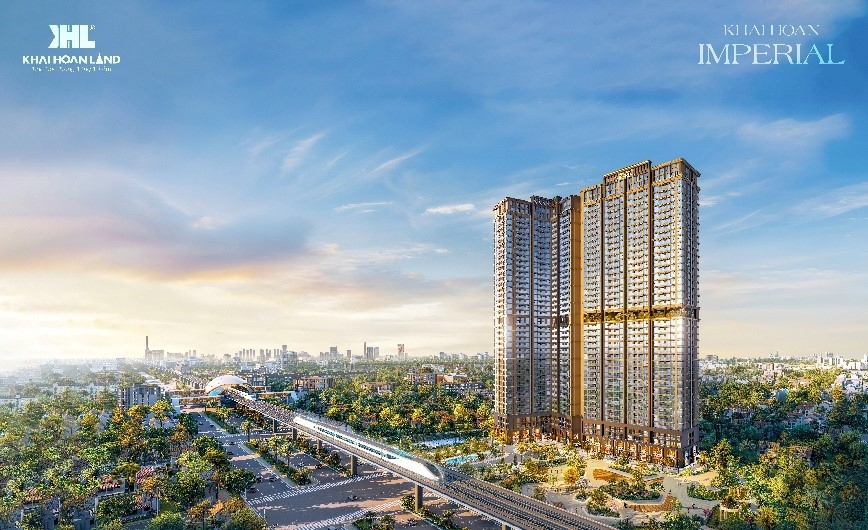 Khải Hoàn Imperial – Căn hộ hạng sang chuẩn Bespoke ngay Quốc lộ 13, liền kề metro vừa được Khải Hoàn Land giới thiệu đến hệ thống đại lý.&nbsp;Ảnh: Khải Hoàn Land.