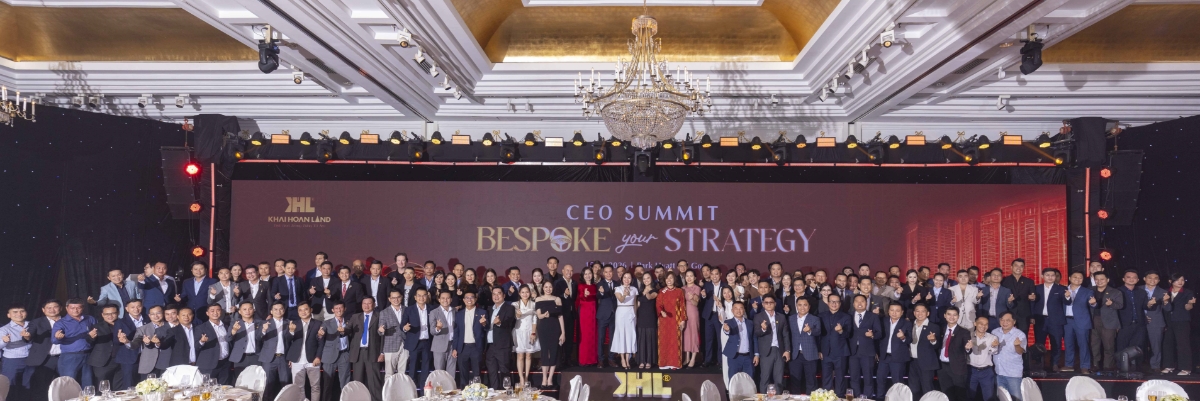 Sự kiện “CEO Summit: Bespoke Your Strategy” của Tập đoàn Khải Hoàn Land. Ảnh: Khải Hoàn Land.
