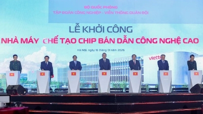 Construction of first domestic chip plant starts