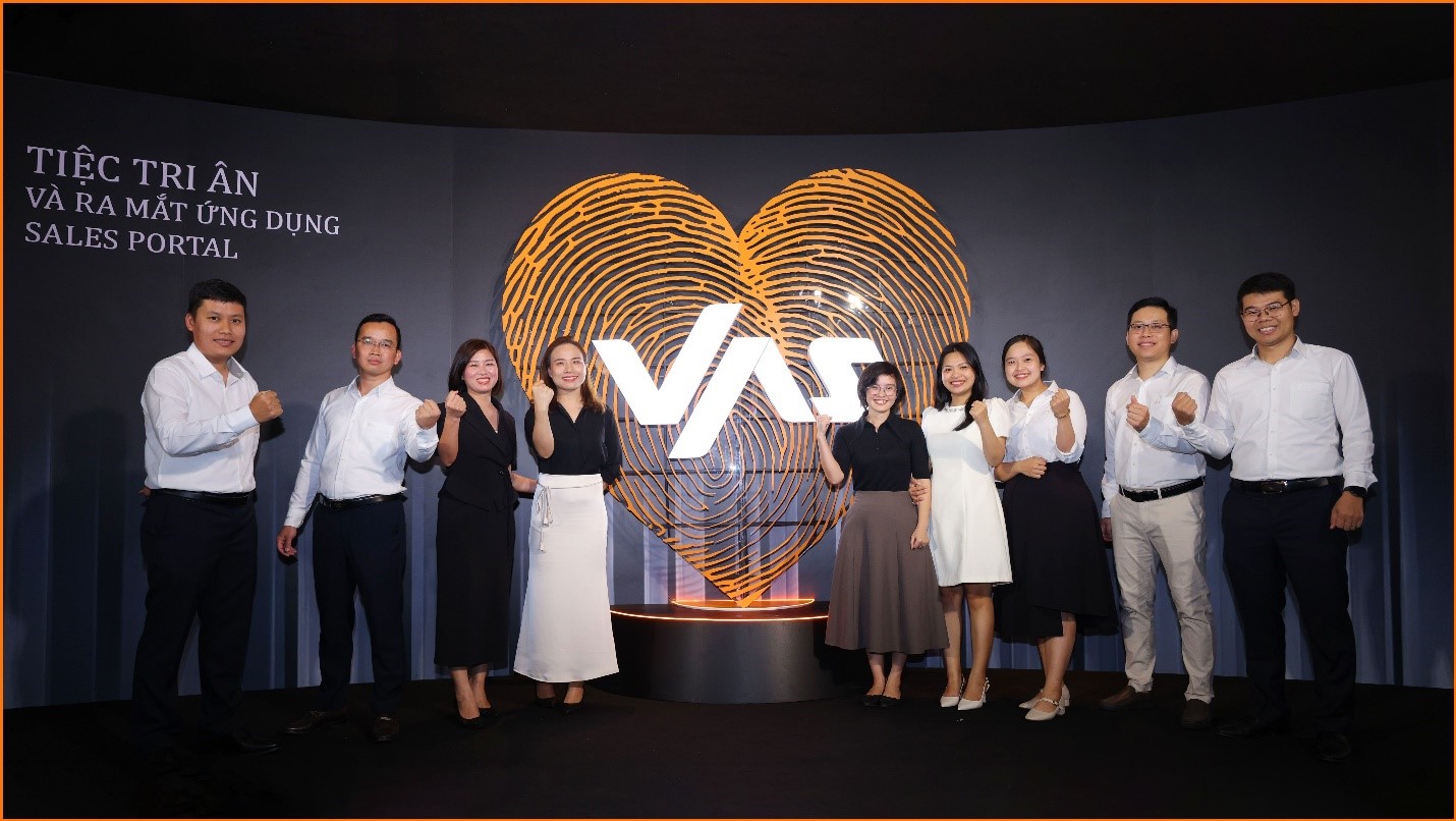 Đội ngũ kinh doanh của Tập Đoàn VAS thêm quyết tâm phục vụ. Ảnh: VAS.