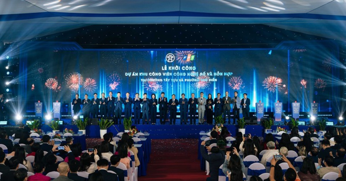 Hà Nội khởi công Khu Công viên Công nghệ số 50.000 tỷ đồng - VnEconomy
