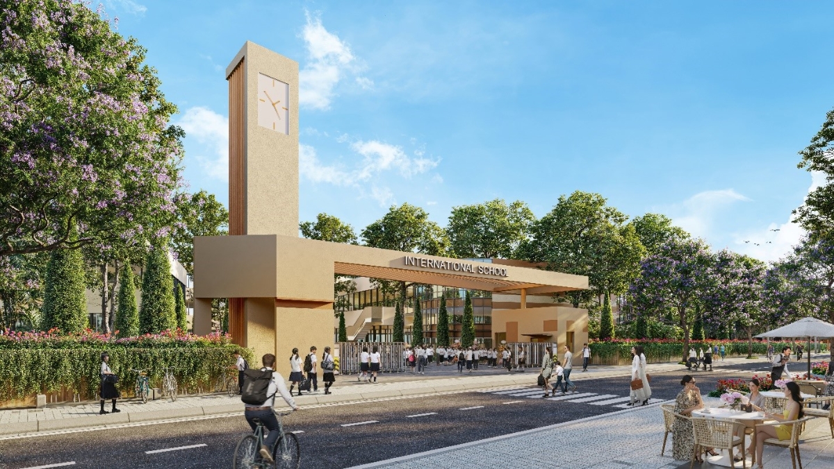 Mira Ville giáp trường liên cấp (3 cấp) quốc tế đầu tiên tại thành Vinh (nằm trong khuôn viên The Sensia).&nbsp;Ảnh:&nbsp;Mira Ville.