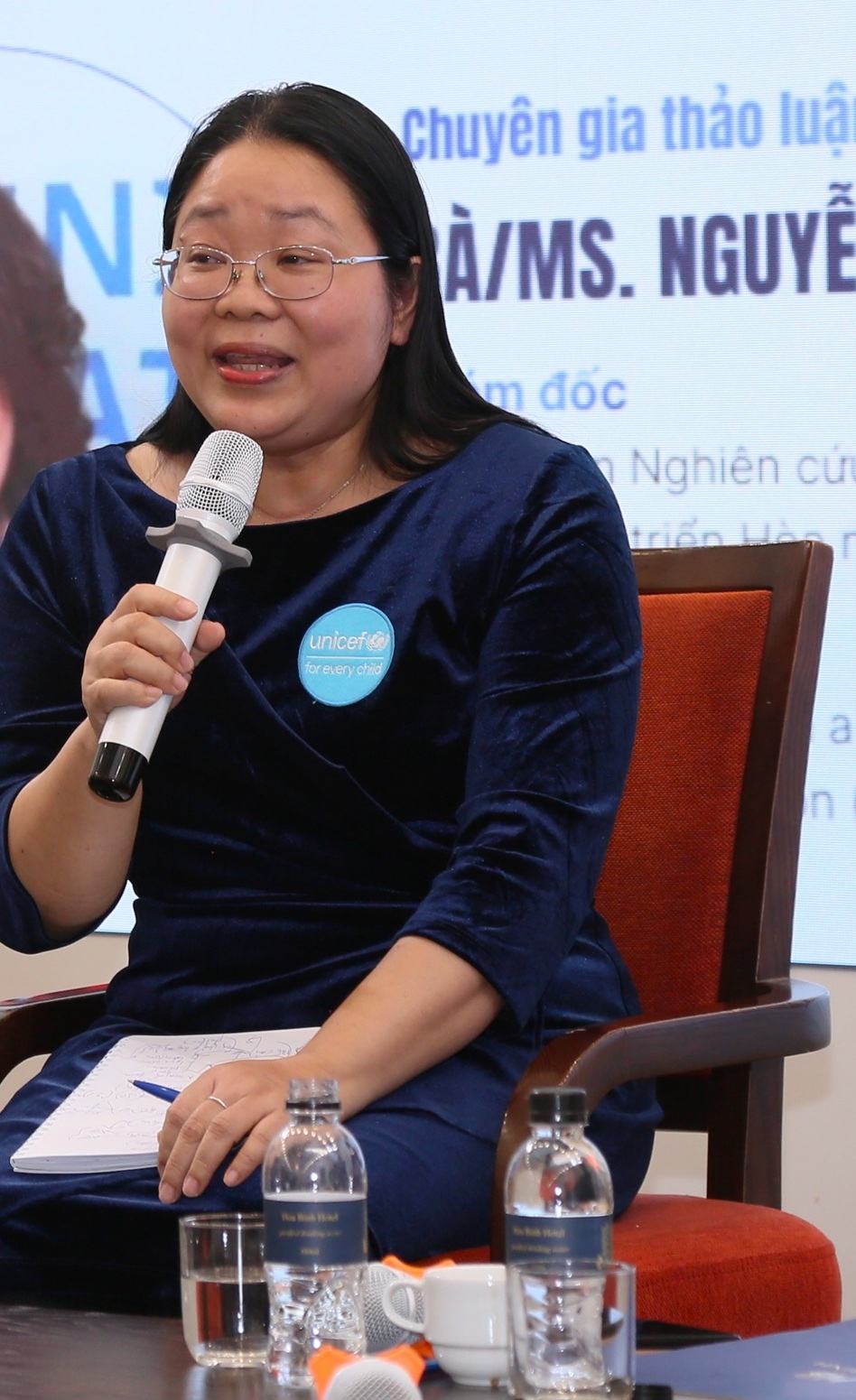 Bà Lê Anh Lan, Chuyên gia Giáo dục của UNICEF, nhận định công nghệ số, nếu được sử dụng đúng cách, có thể góp phần thực hiện tốt hơn các quyền của con người, quyền trẻ em và quyền của các nhóm yếu thế