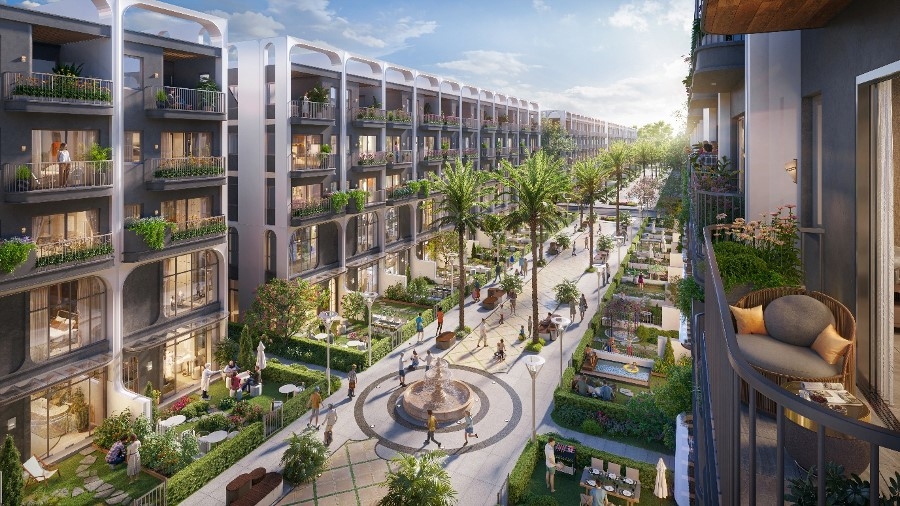 Với 99% sản phẩm 2 mặt thoáng và sân vườn riêng biệt, Emerald Symphony không chỉ thuận tiện cho cuộc sống thường nhật mà còn có tiềm năng tăng giá vượt bậc. Nguồn: DOJILAND.