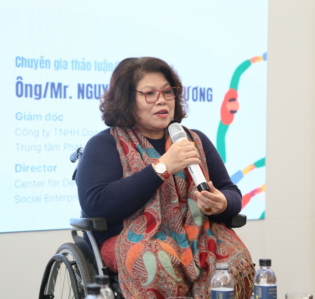 Bà Nguyễn Hồng Oanh, Giám đốc Trung tâm Hành động vì sự phát triển cộng đồng (IDEA)