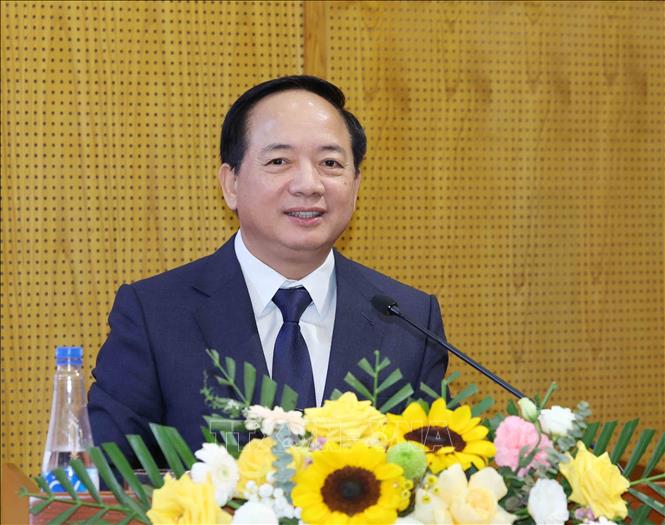 Đồng chí Trịnh Văn Quyết, Bí thư Trung ương Đảng, Trưởng Ban Tuyên giáo và Dân vận Trung ương. Ảnh: TTXVN