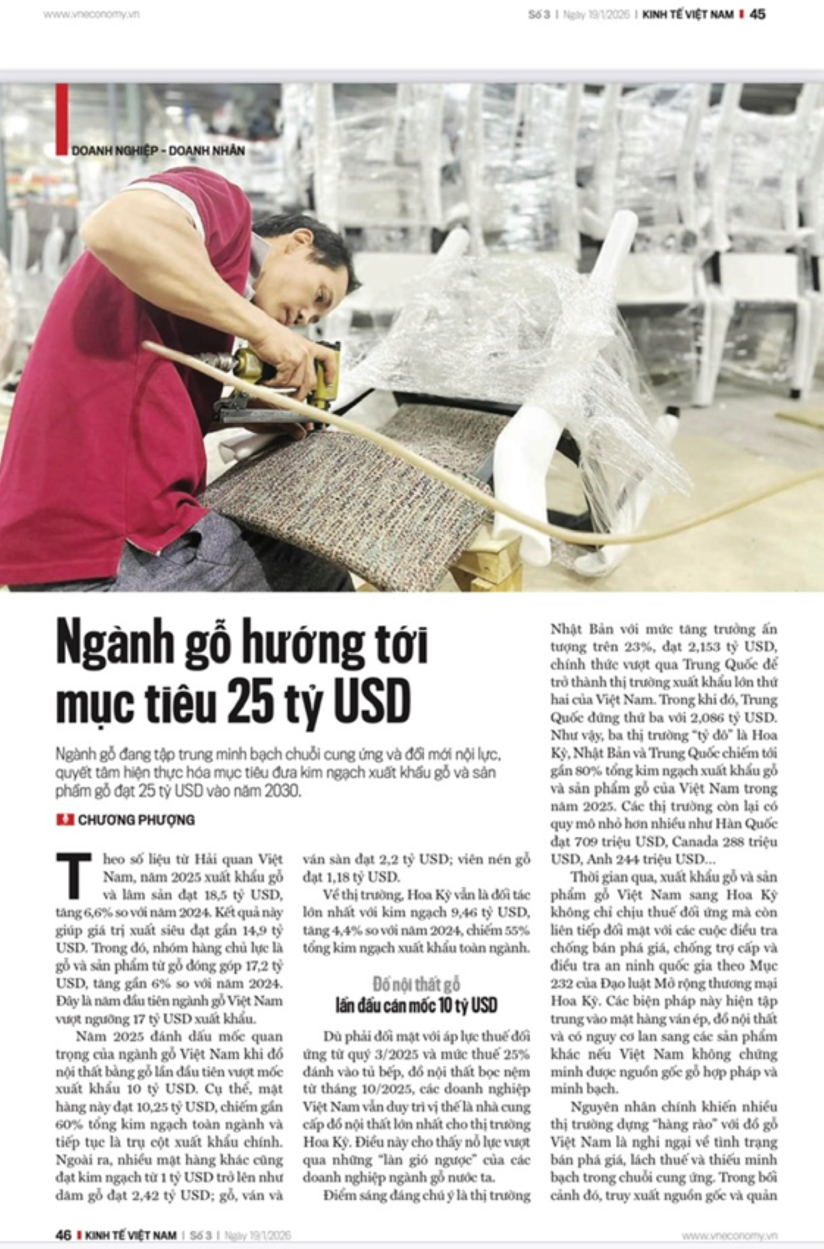 Ngành gỗ hướng tới mục tiêu 25 tỷ USD - Ảnh 1