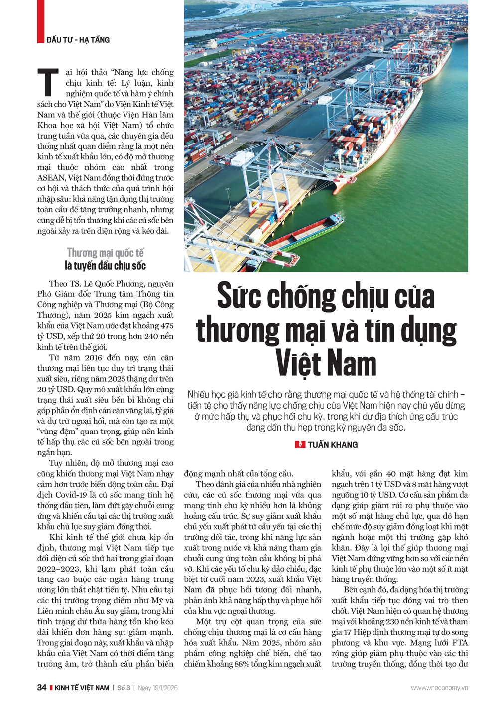  Sức chống chịu của thương mại và tín dụng Việt Nam - Ảnh 1