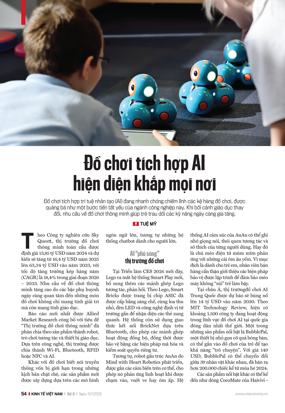 Đồ chơi tích hợp AI hiện diện khắp mọi nơi - Ảnh 1