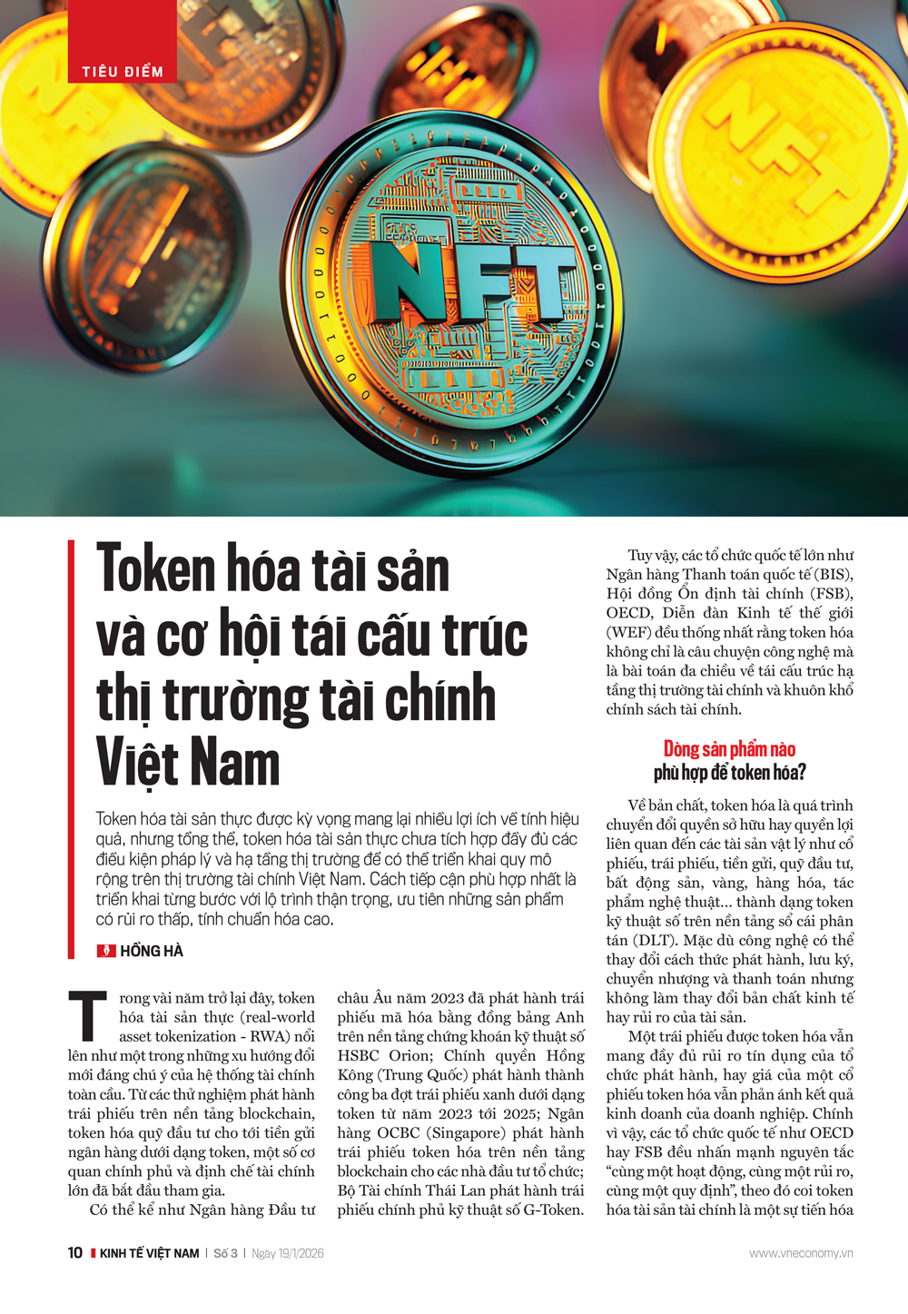 Token hóa tài sản và cơ hội tái cấu trúc thị trường tài chính Việt Nam - Ảnh 1