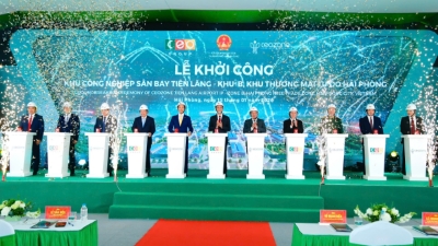 Hai Phong breaks ground on three industrial parks worth over $723 mln