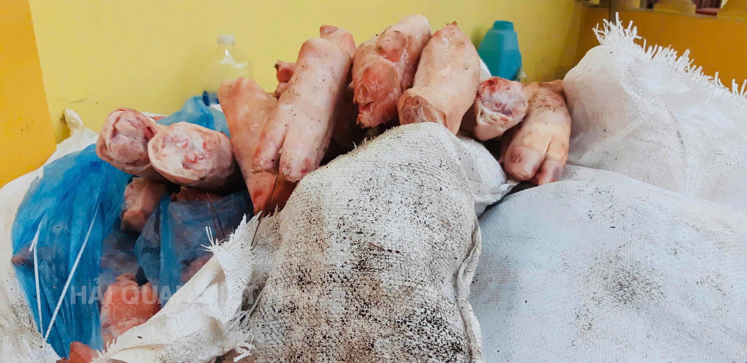 Hải quan thu giữ hơn 4,8 tấn thực phẩm đông lạnh không nguồn gốc và thuốc lá lậu - Ảnh 2