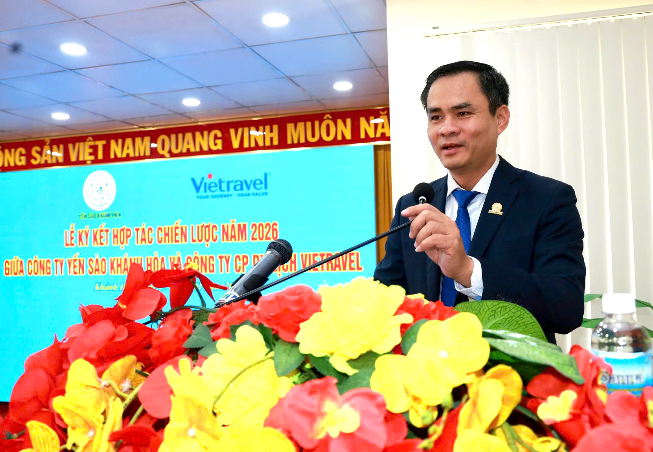 Ông Nguyễn Thanh Hải – Tổng giám đốc Công ty Yến sào Khánh Hòa. Nguồn: Công ty Yến sào Khánh Hòa.