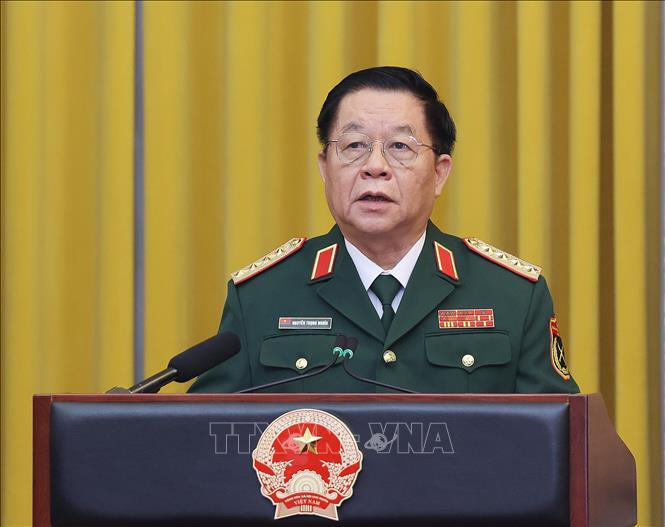 Đại tướng Nguyễn Trọng Nghĩa, Ủy viên Bộ Chính trị, Bí thư Trung ương Đảng, Ủy viên Thường vụ Quân ủy Trung ương, Chủ nhiệm Tổng cục Chính trị Quân đội nhân dân Việt Nam. Ảnh: TTXVN