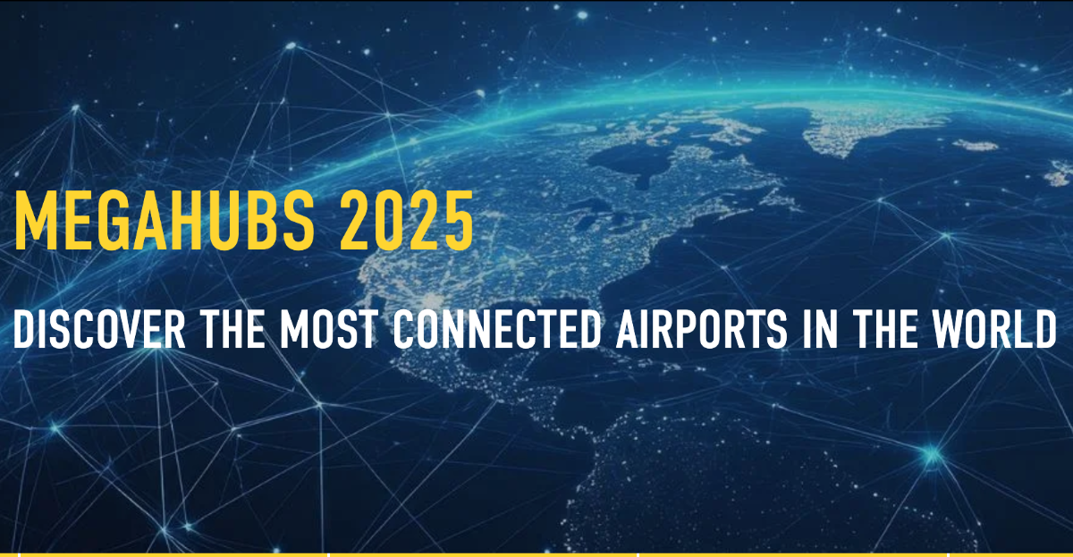 Bảng xếp hạng top các sân bay có mạng bay quốc tế kết nối tốt nhất toàn cầu (OAG Megahubs), do công ty phân tích và dữ liệu hàng không OAG công bố. Ảnh: OAG