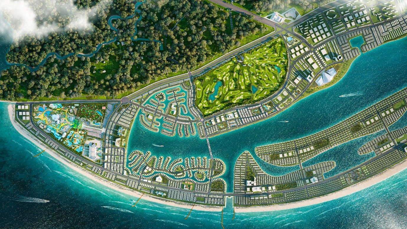 Vị trí nằm gần ga Depot 7 sẽ là bảo chứng cho đà tăng giá trị bền vững của Vịnh Tiên.