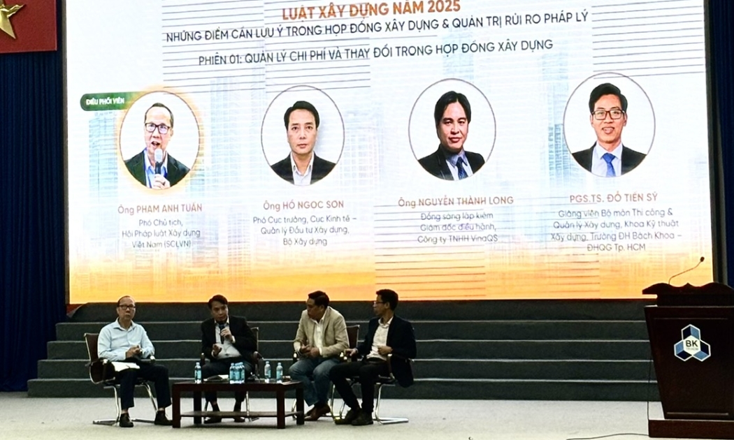 Hội thảo Luật Xây dựng 2025 “Những rủi ro pháp lý trong Hợp đồng xây dựng, Quản trị rủi ro pháp lý” do Bộ Xây dựng và Trung tâm Trọng tài Quốc tế Việt Nam (VIAC) tổ chức