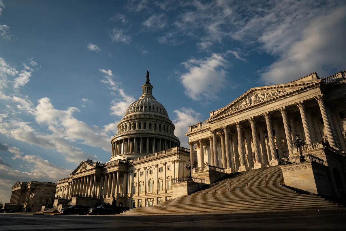 Tòa nhà Quốc hội Mỹ tại Washington - Ảnh: Bloomberg