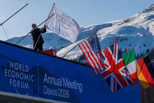 Chuỗi sự kiện thường niên của Diễn đàn Kinh tế Thế giới (WEF) đang diễn ra trong tuần này tại Davos, Thụy Sỹ - Ảnh: ZUMA Press