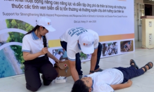 Diễn tập phòng chống thiên tai trong trường học, thiết lập an toàn học đường