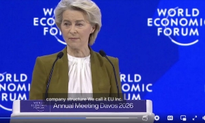 Chủ tịch Ủy ban Châu Âu Ursula von der Leyen đã chính thức công bố kế hoạch thiết lập một cấu trúc công ty thực thụ mang tên "EU Inc. tại Diễn đàn Kinh tế Thế giới diễn ra ở Davos