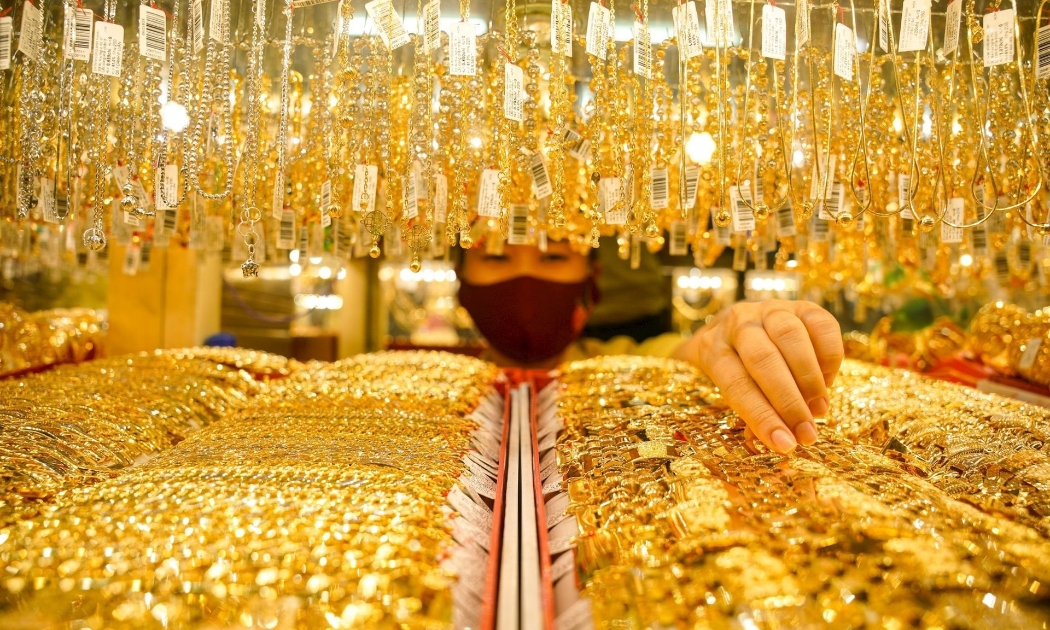 Giá vàng miếng SJC tăng hơn 7 triệu đồng mỗi lượng trong 3 phiên đầu tuần 