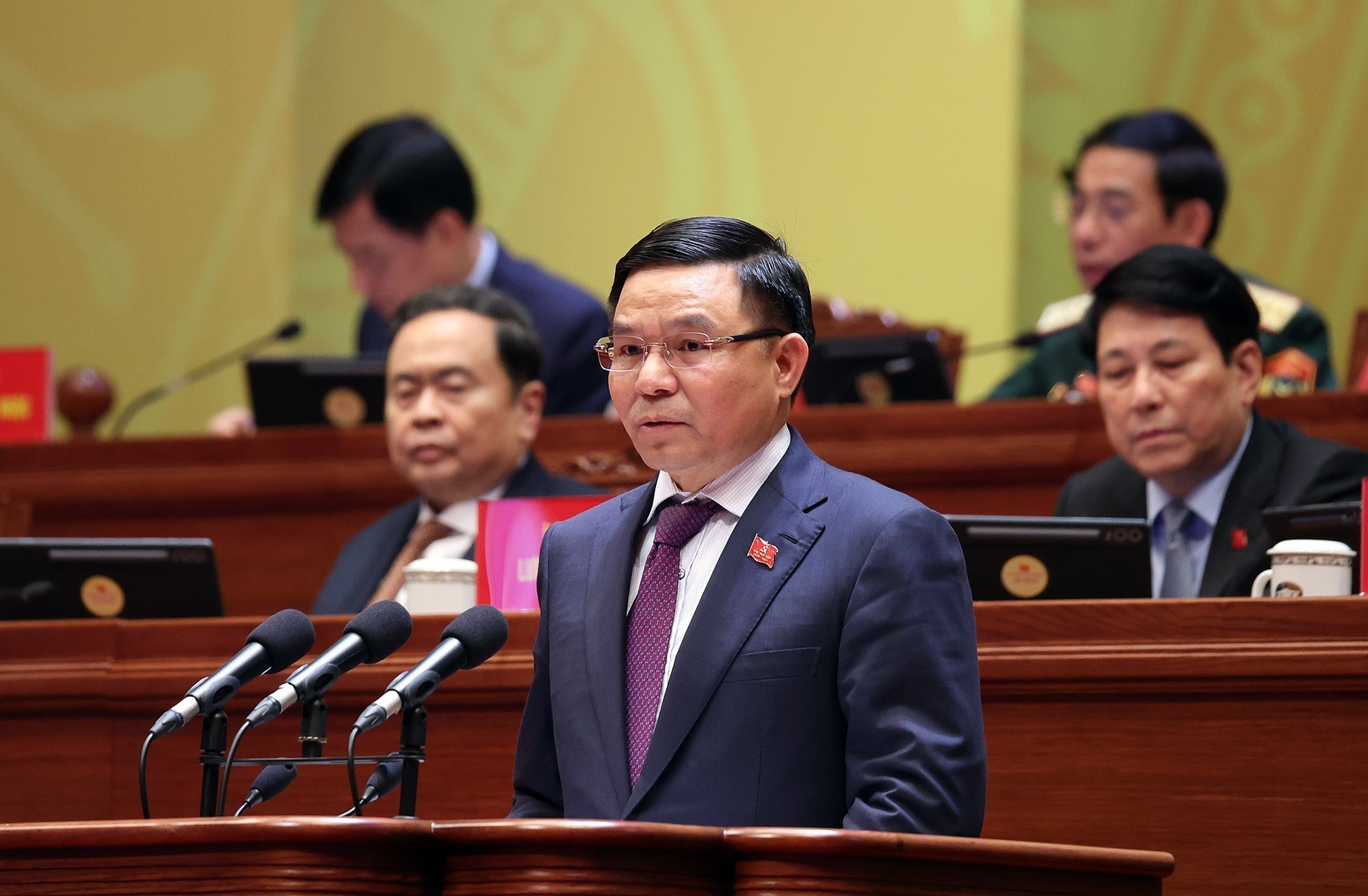 Quyền Bộ trưởng  Bộ Công thương nhấn mạnh cam kết của ngành: "Chuyển đổi tư duy từ 'quản lý' sang 'kiến tạo', đồng hành cùng doanh nghiệp.