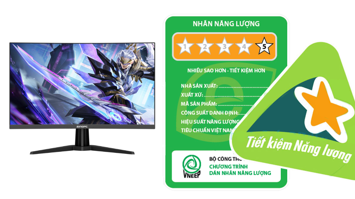 Nhãn năng lượng cho các thiết bị. Ảnh minh họa