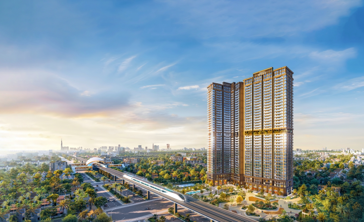 Khải Hoàn Imperial - Khu phức hợp căn hộ hạng sang chuẩn Bespoke ngay mặt tiền Quốc lộ 13. Nguồn:&nbsp;Khải Hoàn Imperial.