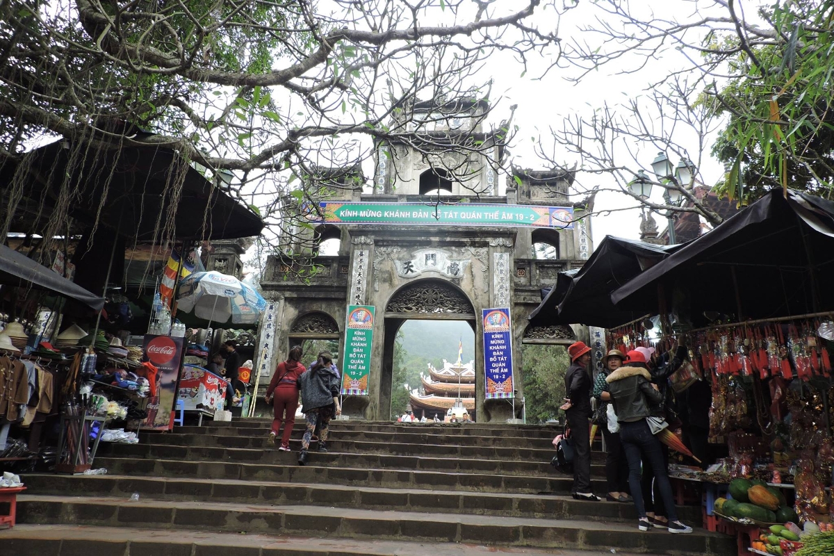 Chùa Thiên Trù là nơi diễn ra Lễ Khai hội quần thể Chùa Hương hàng năm. Ảnh: Chu Khôi.