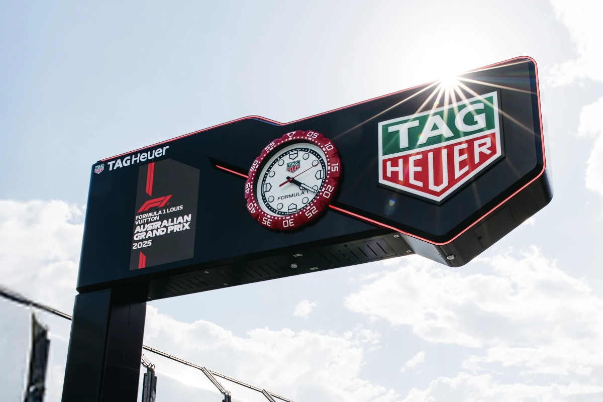 TAG Heuer bước sang năm thứ hai của thỏa thuận tài trợ môn thể thao Formula 1.