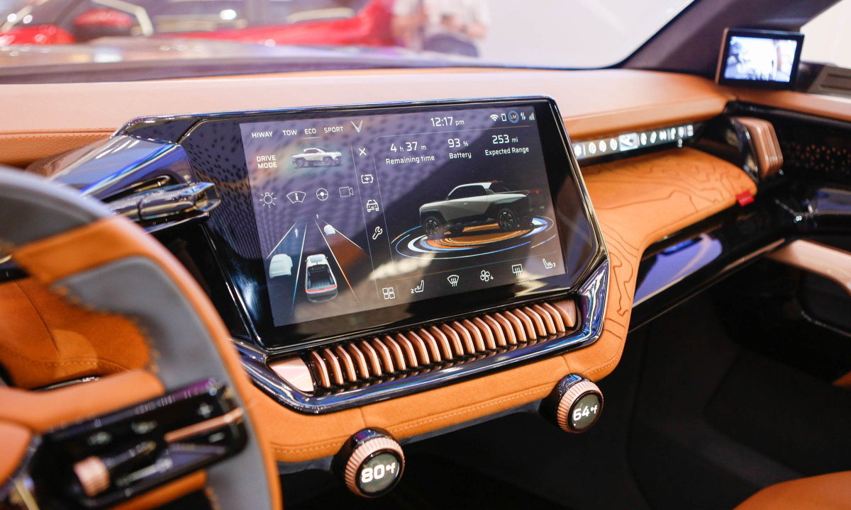 <i>Nội thất của&nbsp;VinFast VF Wild. Ảnh: VF.</i>