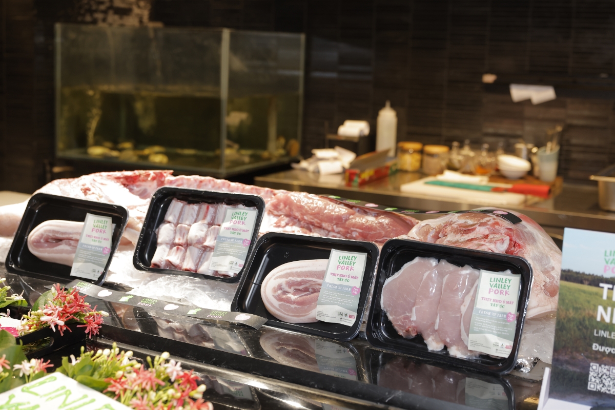 Thương hiệu thịt heo cao cấp Linley Valley Pork lần đầu tiên có mặt tại Việt Nam.