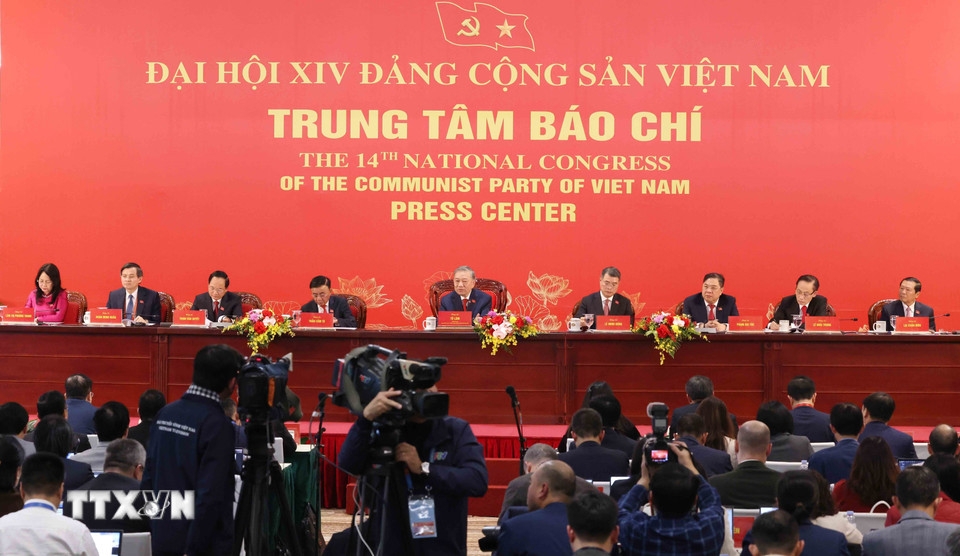 Quang cảnh họp báo. Ảnh: TTXVN