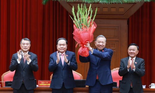 Đồng chí Tô Lâm giữ chức Tổng Bí thư Ban Chấp hành Trung ương Đảng khóa XIV