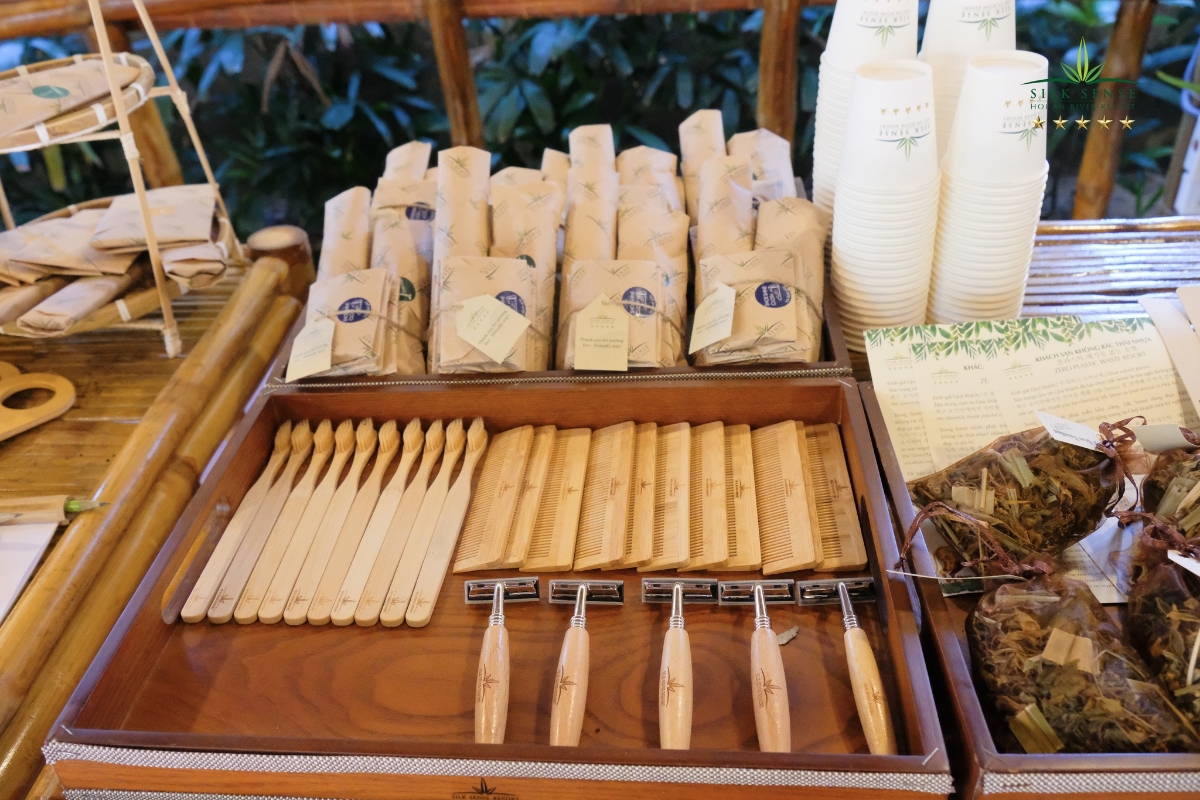 Silk Sense Hoi An River Resort&nbsp;loại bỏ hoàn toàn đồ nhựa dùng một lần.