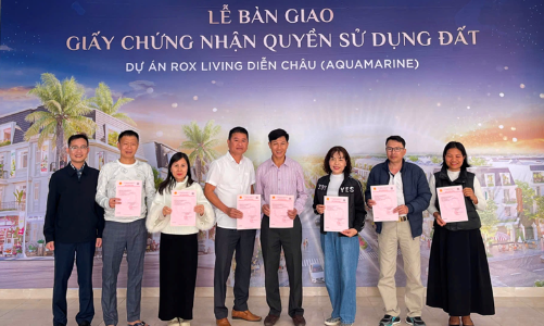 ROX Living Diễn Châu: Dự án bất động sản pháp lý hoàn chỉnh thu hút dòng kiều hối