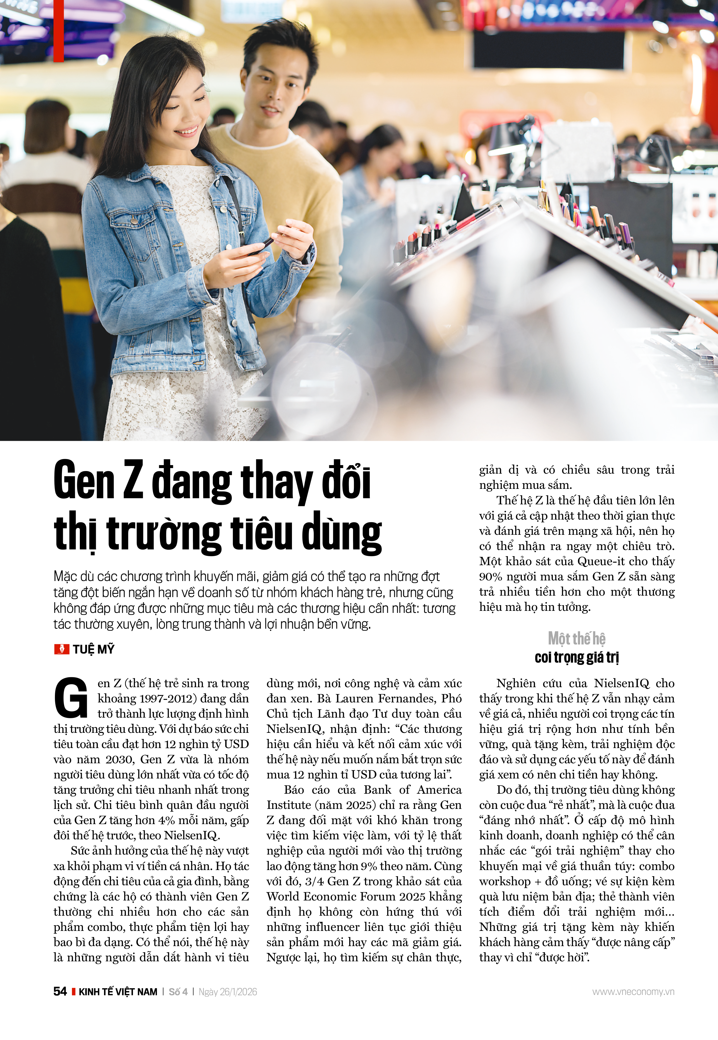 Gen Z đang thay đổi thị trường tiêu dùng - Ảnh 1