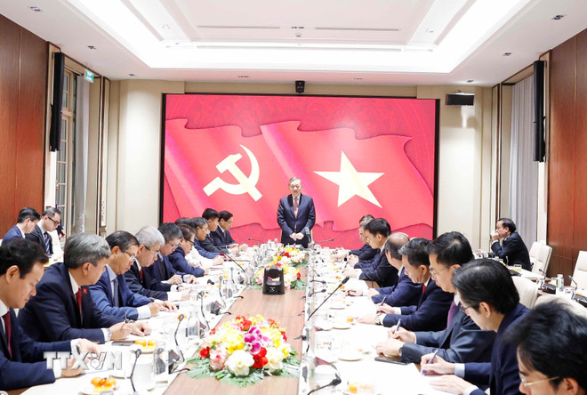 Tổng Bí thư Tô Lâm phát biểu chỉ đạo. Ảnh: TTXVN
