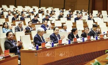 Chủ tịch Quốc hội chủ trì Hội nghị thông báo nhanh kết quả Đại hội XIV của Đảng