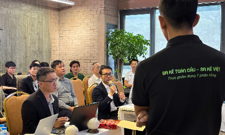 Các startup thuyết trình và phản biện trực tiếp trước Hội đồng đánh giá.