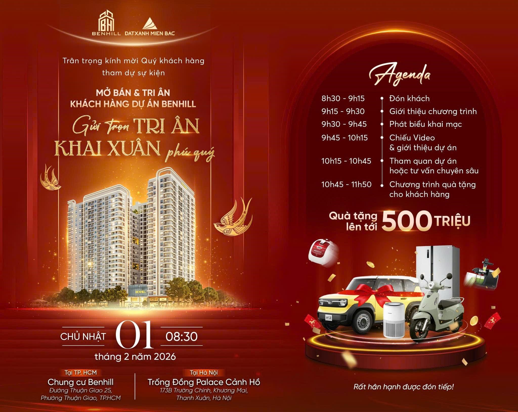 Sự kiện Tri ân khách hàng được tổ chức ở cả 2 miền Nam - Bắc. Ảnh: Đất Xanh Miền Bắc.